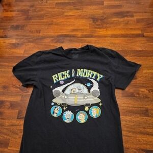 Rick and Morty black‎ cotton shirt medium sku61
